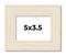 5x3.5 Wide Barnwood Picture Frame with UV-Resistant Acrylic & Acid Free Backing, Available in 6 Paint Finishes - Grey, Brown, White, and Black
